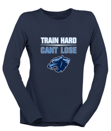 Potomac Panthers Train Hard, Can't Lose Women's LS T-Shirt