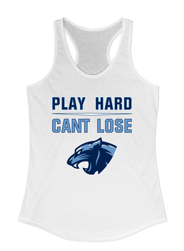 Potomac Panthers Play Hard, Can't Lose Women's Tank Top