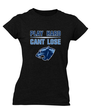 Potomac Panthers Play Hard, Can't Lose Women's SS T-Shirt