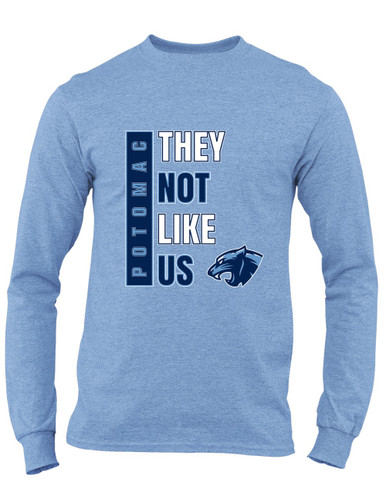 Potomac Panthers They Not Like Us #1 Men's LS T-Shirt