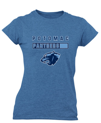 Potomac Panthers Mascot #7 Women's Premium SS T-Shirt