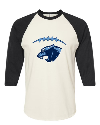 Potomac Panthers Football #2 Women's Baseball T-Shirt
