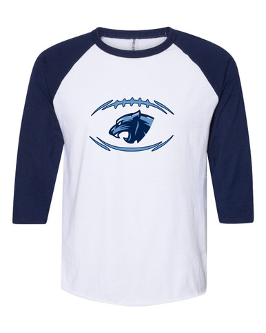Potomac Panthers Football #3 Women's Baseball T-Shirt