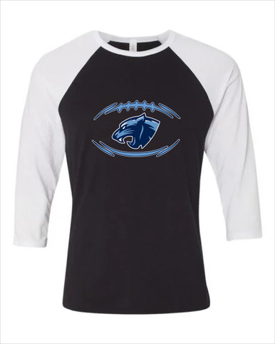 Potomac Panthers Football #3 Men's Baseball T-Shirt
