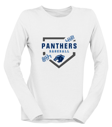 Potomac Panthers Baseball #2 Women's LS T-Shirt