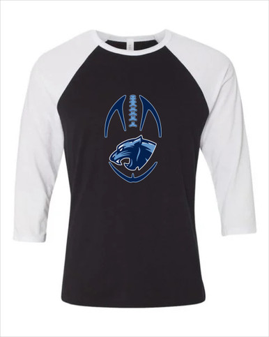 Potomac Panthers Football #4 Women's Baseball T-Shirt