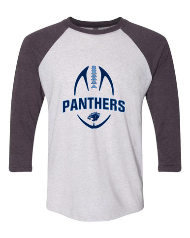 Potomac Panthers Football #5 Women's Baseball T-Shirt