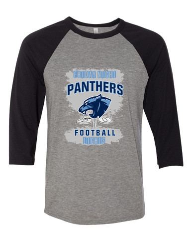 Potomac Panthers Football #6 Women's Baseball T-Shirt