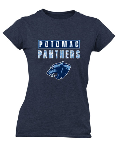 Potomac Panthers Mascot #9 Women's Premium SS T-Shirt