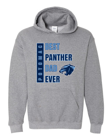 Potomac Panthers Best Panther Dad Men's Hoodie
