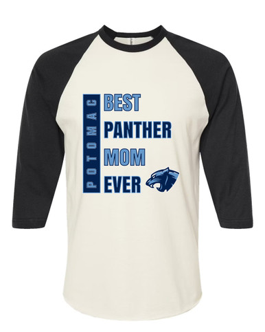 Potomac Panthers Best Panther Mom Women's Baseball T-Shirt