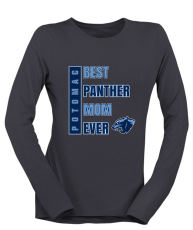 Potomac Panthers Best Panther Mom Women's LS T-Shirt