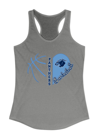 Potomac Panthers Heart Basketball Women's Tank Top