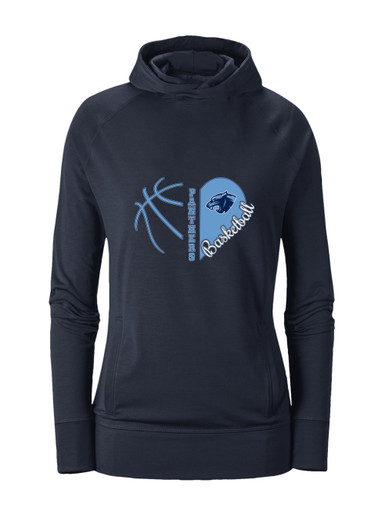 Potomac Panthers Heart Basketball Women's Hoodie