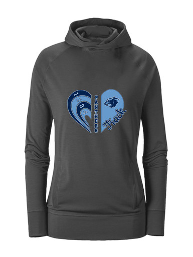 Potomac Panthers Heart Track Women's Hoodie