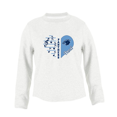 Potomac Panthers Heart Band Women's Sweatshirt
