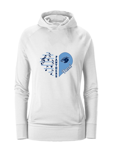 Potomac Panthers Heart Band Women's Hoodie