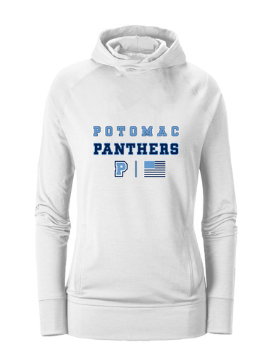 Potomac Panthers P Script Spirit Flag Women's Hoodie