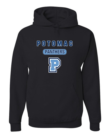 Potomac Panthers P Script Mascot #3 Men's Premium Hoodie