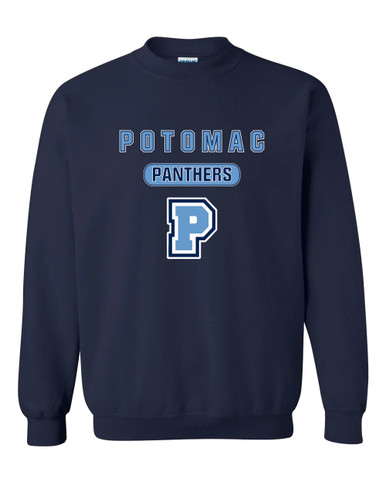 Potomac Panthers P Script Mascot #3 Men's Sweatshirt