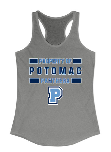 Potomac Panthers P Script Property Of Women's Tank Top