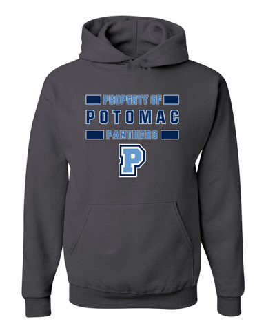 Potomac Panthers P Script Property Of Men's Premium Hoodie