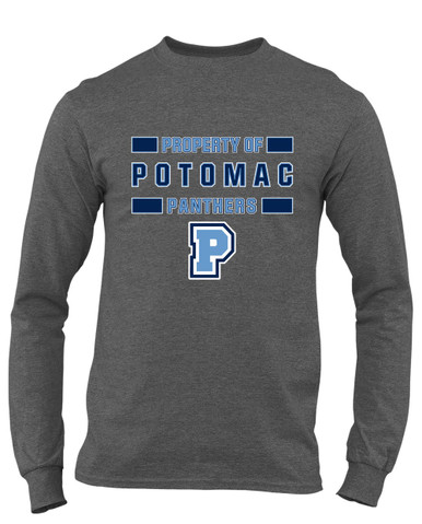 Potomac Panthers P Script Property Of Men's Premium LS T-Shirt