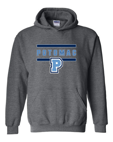 Potomac Panthers P Script Mascot #4 Men's Hoodie