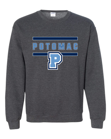 Potomac Panthers P Script Mascot #4 Men's Sweatshirt