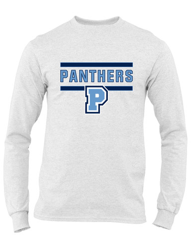 Potomac Panthers P Script Mascot #5 Men's Premium LS T-Shirt