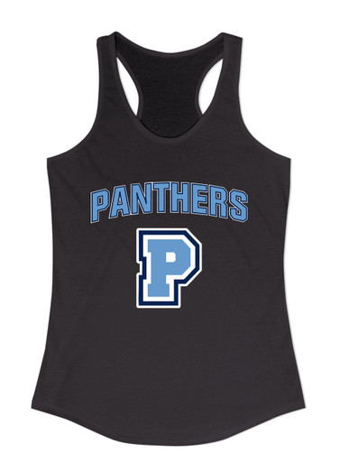 Potomac Panthers P Script Mascot #6 Women's Tank Top