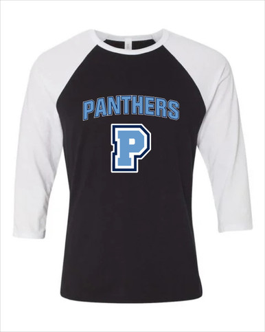 Potomac Panthers P Script Mascot #6 Women's Baseball T-Shirt