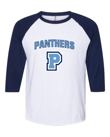 Potomac Panthers P Script Mascot #6 Men's Baseball T-Shirt