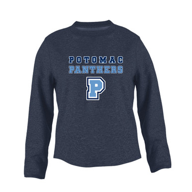 Potomac Panthers P Script Spirit Women's Sweatshirt