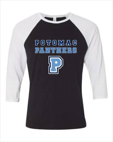 Potomac Panthers P Script Spirit Men's Baseball T-Shirt