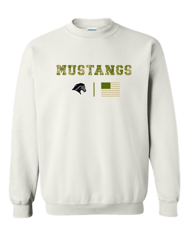 Houston Mustangs Camo Flag Men's Sweatshirt
