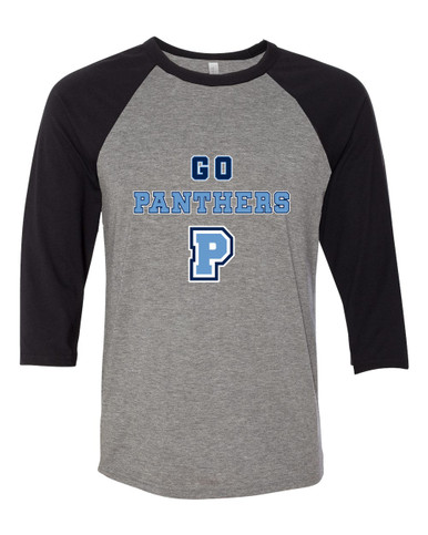 Potomac Panthers P Script Go Team Women's Baseball T-Shirt