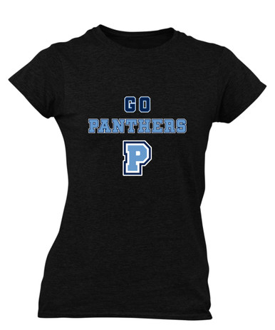 Potomac Panthers P Script Go Team Women's Premium SS T-Shirt