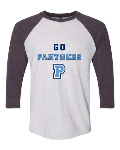 Potomac Panthers P Script Go Team Men's Baseball T-Shirt