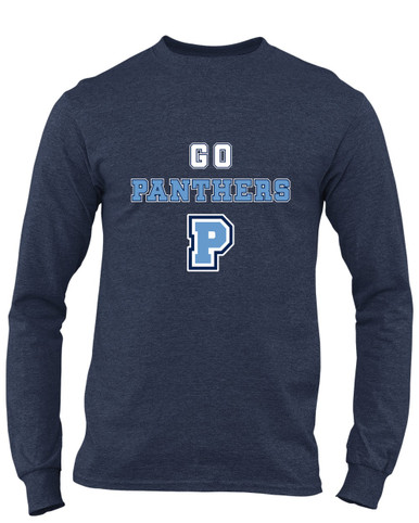 Potomac Panthers P Script Go Team Men's LS T-Shirt