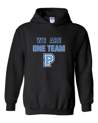 Potomac Panthers P Script We Are One Team Men's Hoodie