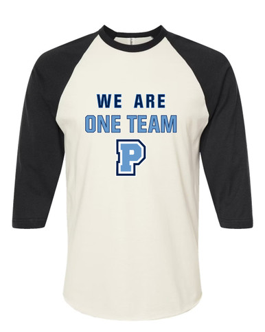 Potomac Panthers P Script We Are One Team Women's Baseball T-Shirt