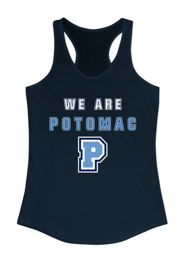 Potomac Panthers P Script We Are Women's Tank Top