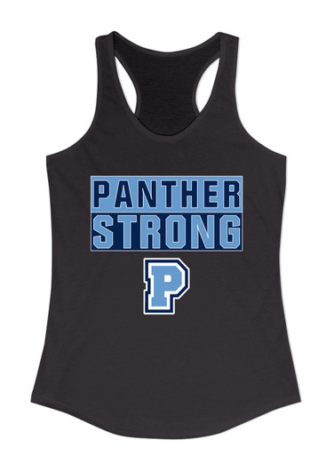 Potomac Panthers P Script Strong #1 Women's Tank Top