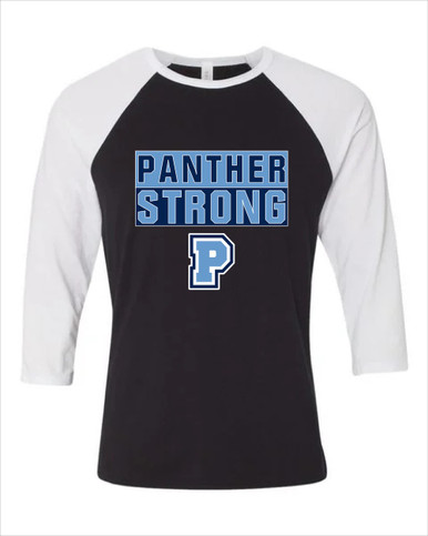 Potomac Panthers P Script Strong #1 Women's Baseball T-Shirt