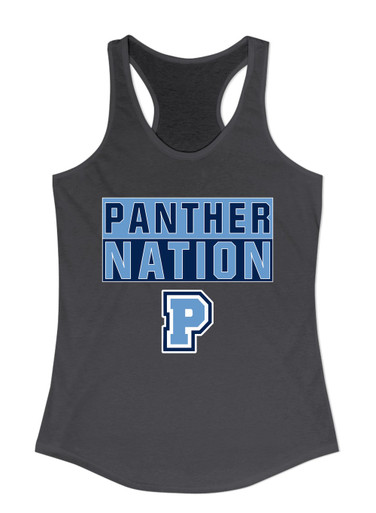 Potomac Panthers P Script Nation #1 Women's Tank Top