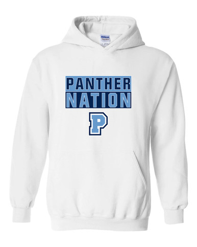Potomac Panthers P Script Nation #1 Men's Hoodie