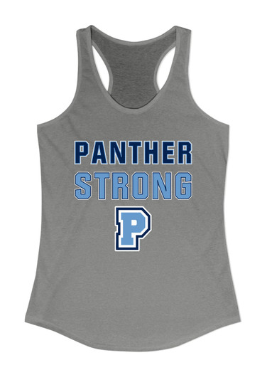 Potomac Panthers P Script Strong #2 Women's Tank Top