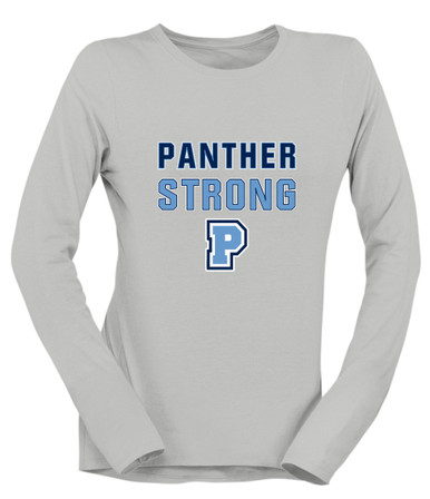Potomac Panthers P Script Strong #2 Women's Premium LS T-Shirt