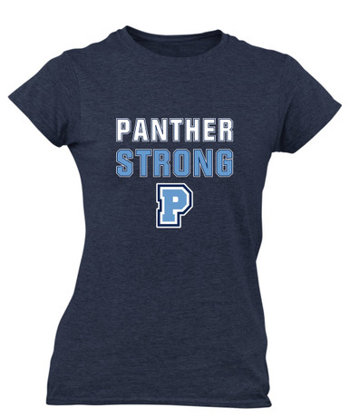 Potomac Panthers P Script Strong #2 Women's Premium SS T-Shirt